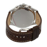 Fossil Forrester Chronograph White Dial Brown Leather Strap Watch for Men - FS5696 Authentic Buy Shop Now