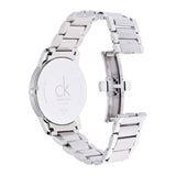Calvin Klein City Date Black Dial Silver Steel Strap Watch for Men - K2G2G143 Authentic Buy Shop Now