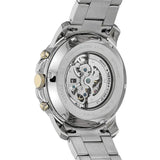 Fossil Bronson Chronograph Red Dial Silver Steel Strap Watch for Men - FS5878 Authentic Buy Shop Now