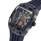 Guess Phoenix Chronograph Black Dial Black Rubber Strap Watch for Men - GW0499G1 Authentic Buy Shop Now