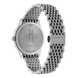 Gucci G Timeless Quartz Silver Dial Silver Steel Strap Watch For Women - YA1264153 Authentic Buy Shop Now