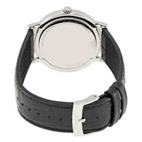 Tissot Carson Premium Silver Dial Black Leather Strap Watch For Men - T122.410.16.033.00 Authentic Buy Shop Now