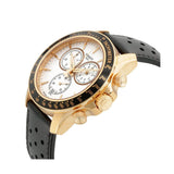 Tissot V8 Quartz Chronograph White Dial Black Rubber Strap Watch For Men - T106.417.36.031.00 Authentic Buy Shop Now