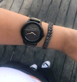 Michael Kors Kinley Silver Dial Black Steel Strap Watch for Women - MK5999 Authentic Buy Shop Now