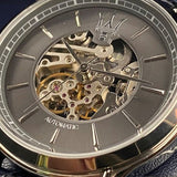 Maserati Epoca Automatic Skeleton Dial Black Leather Strap Watch For Men - R8821118002 Authentic Buy Shop Now