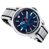 Lacoste Capbreton Blue Dial Silver Steel Strap Watch for Men - 2010944 Authentic Buy Shop Now