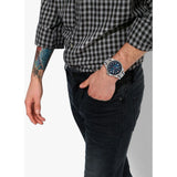 Lacoste Capbreton Blue Dial Silver Steel Strap Watch for Men - 2010944 Authentic Buy Shop Now