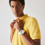 Lacoste 12.12 White Dial White Silicon Strap Watch for Men - 2010984 Authentic Buy Shop Now