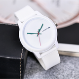 Lacoste 12.12 White Dial White Silicone Strap Watch for Men - 2011069 Authentic Buy Shop Now
