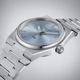 Tissot PRX Light Blue Dial Silver Steel Strap Watch For Women - T137.210.11.351.00 Authentic Buy Shop Now