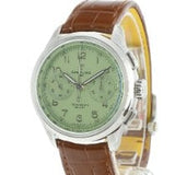 Breitling Premier B09 Chronograph 40 Green Dial Brown Leather Strap Watch for Men - AB0930D31L1P1 Authentic Buy Shop Now