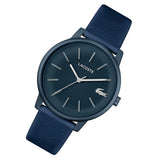 Lacoste 12.12 Move Blue Dial Blue Silicon Strap Watch for Men - 2011241 Authentic Buy Shop Now