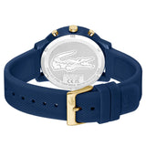 Lacoste 12.12 Blue Dial Blue Silicon Strap Watch for Men - 2011248 Authentic Buy Shop Now