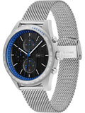Lacoste Apext Black Dial Silver Steel Strap Watch for Men - 2011298 Authentic Buy Shop Now