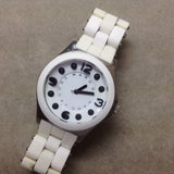 Marc Jacobs Pelly White Dial White Silicone Strap Watch for Women - MBM2503 Authentic Buy Shop Now