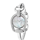 Gucci Horsebit Collection Diamonds Mother of Pearl Dial Silver Steel Strap Watch For Women - YA139505 Authentic Buy Shop Now