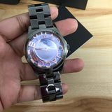 Marc Jacobs Henry Skeleton Black Dial Black Steel Strap Watch for Women - MBM3254 Authentic Buy Shop Now
