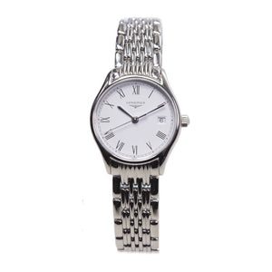 Longines Lyre White Dial Silver Stainless Steel Watch for Women - L4.259.4.11.6 Authentic Buy Shop Now