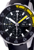 IWC Aquatimer Automatic Chronograph Black Dial Black Rubber Strap Watch for Men - IW376709 Authentic Buy Shop Now