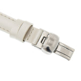 Tissot T Lady Flamingo Mother of Pearl White Dial White Leather Strap Watch For Women - T094.210.26.111.01 Authentic Buy Shop Now