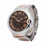 Cartier Ballon Bleu de Cartier Brown Dial Two Tone Steel Strap Watch for Men - W6920032 Authentic Buy Shop Now