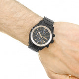 Hugo Boss Grand Prix Black Dial Black Steel Strap Watch for Men - 1513578 Authentic Buy Shop Now
