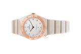 Omega Constellation Manhattan Quartz Diamonds Mother of Pearl Dial Two Tone Steel Strap Watch for Women - 131.20.25.60.55.001 Authentic Buy Shop Now