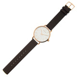 Calvin Klein Even Silver Dial Brown Leather Strap Watch for Men - K7B216G6 Authentic Buy Shop Now