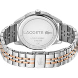 Lacoste Vienna Blue Dial Two Tone Steel Strap Watch for Men - 2011048 Authentic Buy Shop Now