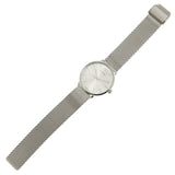 Calvin Klein White Dial Silver Mesh Bracelet Watch for Women - K8M21126 Authentic Buy Shop Now