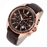 Hugo Boss Driver Chronograph Brown Dial Brown Leather Strap Watch For Men - HB1513093 Authentic Buy Shop Now