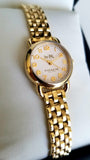 Coach Delancey White Dial Gold Steel Strap Watch for Women - 14502241 Authentic Buy Shop Now