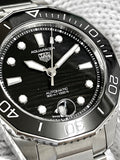 Tag Heuer Aquaracer Professional 300 Automatic Black Dial Silver Steel Strap Watch for Women - WBP231D.BA0626 Authentic Buy Shop Now