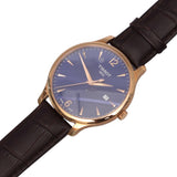 Tissot T Classic Tradition Blue Dial Brown Leather Strap Watch For Men - T063.610.36.047.00 Authentic Buy Shop Now