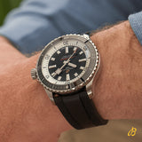 Breitling Superocean Automatic 46 Black Dial Black Rubber Strap Watch for Men - A17378211B1S1 Authentic Buy Shop Now