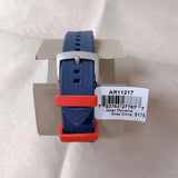 Emporio Armani Sigma Quartz Blue Dial Blue Silicone Strap Watch For Men - AR11217 Authentic Buy Shop Now