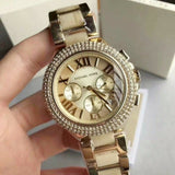 Michael Kors Camille Gold Dial Gold Steel Strap Watch for Women - MK5902 Authentic Buy Shop Now