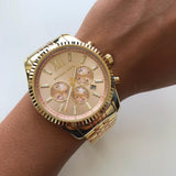 Michael Kors Lexington Gold Dial Gold Steel Strap Watch for Women - MK6473 Authentic Buy Shop Now