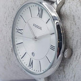 Fossil Jacqueline White Dial Silver Steel Strap Watch for Women - ES3698 Authentic Buy Shop Now