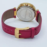 Michael Kors Parker Chronograph White Dial Pink Leather Strap Watch for Women - MK2297 Authentic Buy Shop Now