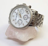 Michael Kors Ritz White Dial Silver Stainless Steel Strap Watch for Women - MK5020 Authentic Buy Shop Now