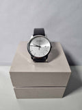 Calvin Klein City White Dial Black Leather Strap Watch for Men - K2G2G1CD Authentic Buy Shop Now