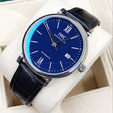 IWC Portofino '150 Years Edition' Automatic Blue Dial Black Leather Strap Watch for Men - IW356518 Authentic Buy Shop Now
