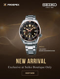 Seiko Prospex Sea Diver Automatic Brown Dial Silver Steel Strap Watch For Men - SPB240J1 Authentic Buy Shop Now