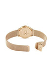 Calvin Klein Minimal Black Dial Rose Gold Mesh Bracelet Watch for Women - K3M2262Y Authentic Buy Shop Now
