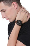 Fossil Townsman Chronograph Black Dial Brown Leather Strap Watch for Men - FS5437 Authentic Buy Shop Now