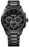 Hugo Boss Onyx Black Dial Black Steel Strap Watch for Men - 1513365 Authentic Buy Shop Now