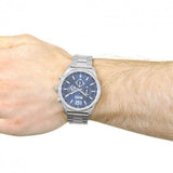 Hugo Boss Professional Chronograph Blue Dial Silver Steel Strap Watch for Men - 1513527 Authentic Buy Shop Now