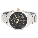 Hugo Boss Grand Prix Black Dial Two Tone Steel Strap Watch for Men - 1513473 Authentic Buy Shop Now