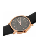 Calvin Klein Posh Black Dial Black Leather Strap Watch for Men - K8Q316C3 Authentic Buy Shop Now